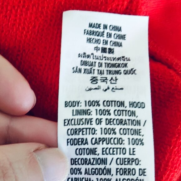 Disney Parks Minnie Mouse Hoodie Sweatshirt L - Picture 6 of 6